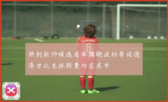 热刺新帅候选名单揭晓波切蒂诺德泽尔比克林斯曼均在其中